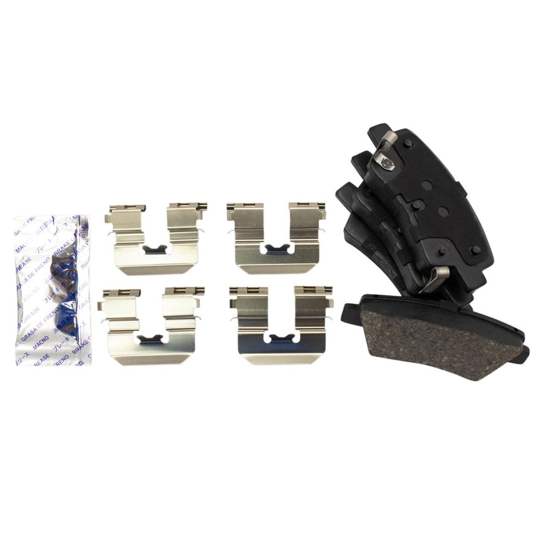 Front & Rear Ceramic Brake Pad & Rotor Kit for 2020-2022 Kia Soul