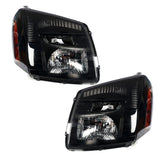 Black Smoked Headlight Pair for 2005-2009 Chevrolet Equinox GM2503254 GM2502254