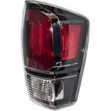Tail Light For 2020-2023 Tacoma Limited Chrome Bezel-Clear Back-Up Light Set 6222-0104LR - product image