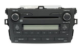 2009-2010 Toyota Corolla AM/FM Radio Single Disc CD Player 86120-12D10 OPT 51898 - product image