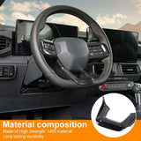 Carbon Fiber Interior Steering Wheel Trim Cover for Ford Mustang 24+ Accessories – product image 4