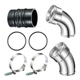 Cold-Side Intercooler Pipe and Boot Kit for 2006-2010 Chevrolet Silverado / GMC Sierra 2500 HD 3500 HD 6.6L Duramax