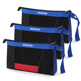 WORKPRO 3-Pack 12 Inch Zippered Tool Pouches