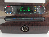 2007-2014 Ford Expedition Audio Radio AC Air Climate Control Bezel Woodgrain OEM AL14-18C612-BB - product image
