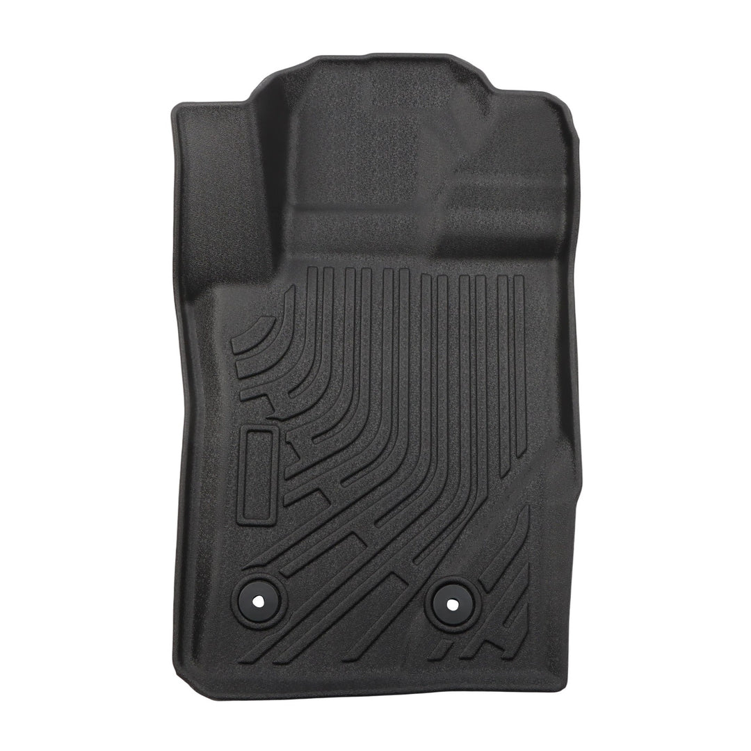 Floor Mat Liner Set for 2024-2025 Ford Ranger SuperCrew Black TPE