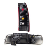 Headlight Assemblies and Tail Light Unit 4 Pc Set for 99-02 Silverado 1500/2500 1222-0014C4 - product image