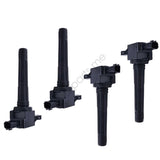 Ignition Coil Set of 4 H3T11271 for Mitsubishi 2-Pin Coil-on-Plug
