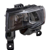CAPA Headlight For 2017-2021 Grand Cherokee with Black Bezel Left 68266647AF 2221-0079L-CAPA - product image