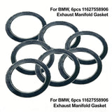 6PCS Car Exhaust Manifold Gasket 11627558906 For BMW E90 E82 E91 E92 E93 Engine – product image