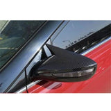2PCS New Black Ox Horn Rear View Mirror Cover Trim For Hyundai Sonata 2011-2014 – product image 4