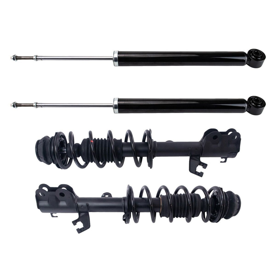 Front Strut Assembly & Rear Shock Kit for 2012-2019 Nissan Versa & Versa Note