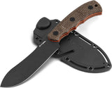 FLISSA 4.7 in Fixed Blade Kukri Knife with Sheath