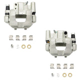 Rear Brake Caliper Pair with Brackets for 2005-2010 Scion tC