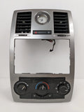 2005-2007 Chrysler 300 Dodge Charger AC Heater Climate Control Radio Bezel OEM P55111870AJ - product image