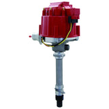 Performance HEI Distributor For GM Corvette Tach Drive SUM-850001-T Red PPHEID-G9002R – front view