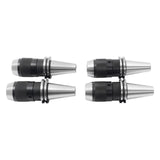 4-Piece CAT40 Keyless Drill Chuck Tool Holder Set 5/8 in