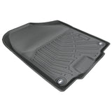 3 Row Black TPE Floor Liner Set for 2016-2022 Honda Pilot 7 Passenger