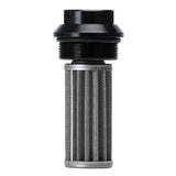 100 Micron Inline Fuel Filter with -6AN and -8AN Fittings 5565