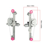 Rear Power Window Regulator Pair for 1997-2003 Chevrolet Malibu 2004-2005 Classic 741-167 741-166