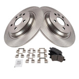 Rear Ceramic Brake Pad & Rotor Kit for 2007-2018 Volvo S60, S80, V60, V70 & XC70