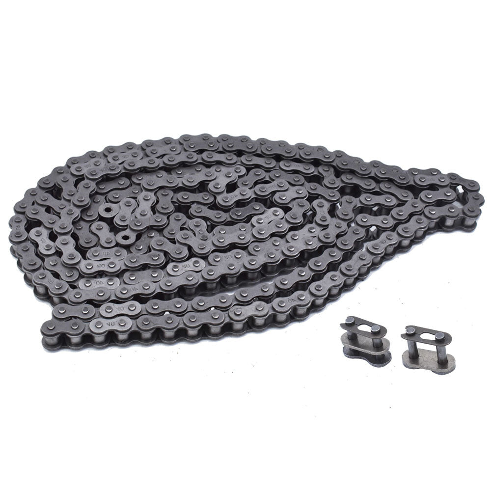 #40 Roller Chain 10 Ft 5 Pack with Connecting Links