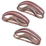 WORKPRO 24-Pack 1/2 x 18 in Sanding Belts, 40 to 240 Grit