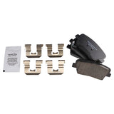 Rear Ceramic Brake Pad and Rotor Kit for 2010-2016 Hyundai Santa Fe and 2011-2015 Kia Sorento