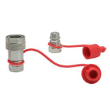 1/2 inch NPT Hydraulic Quick Connect Coupler Set ISO 5675 Pioneer Style