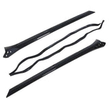 Front A-Pillar Trim Molding Pair LR076493 LR076494 for 2013-2021 Land Rover Range Rover
