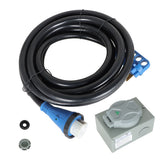 50 Amp 25 ft Generator Cord with Power Inlet Box Kit