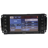 07-13 Chrysler Jeep Dodge 6 Disc DVD MP3 Satellite CD Radio P05064816AD RER OEM - product image