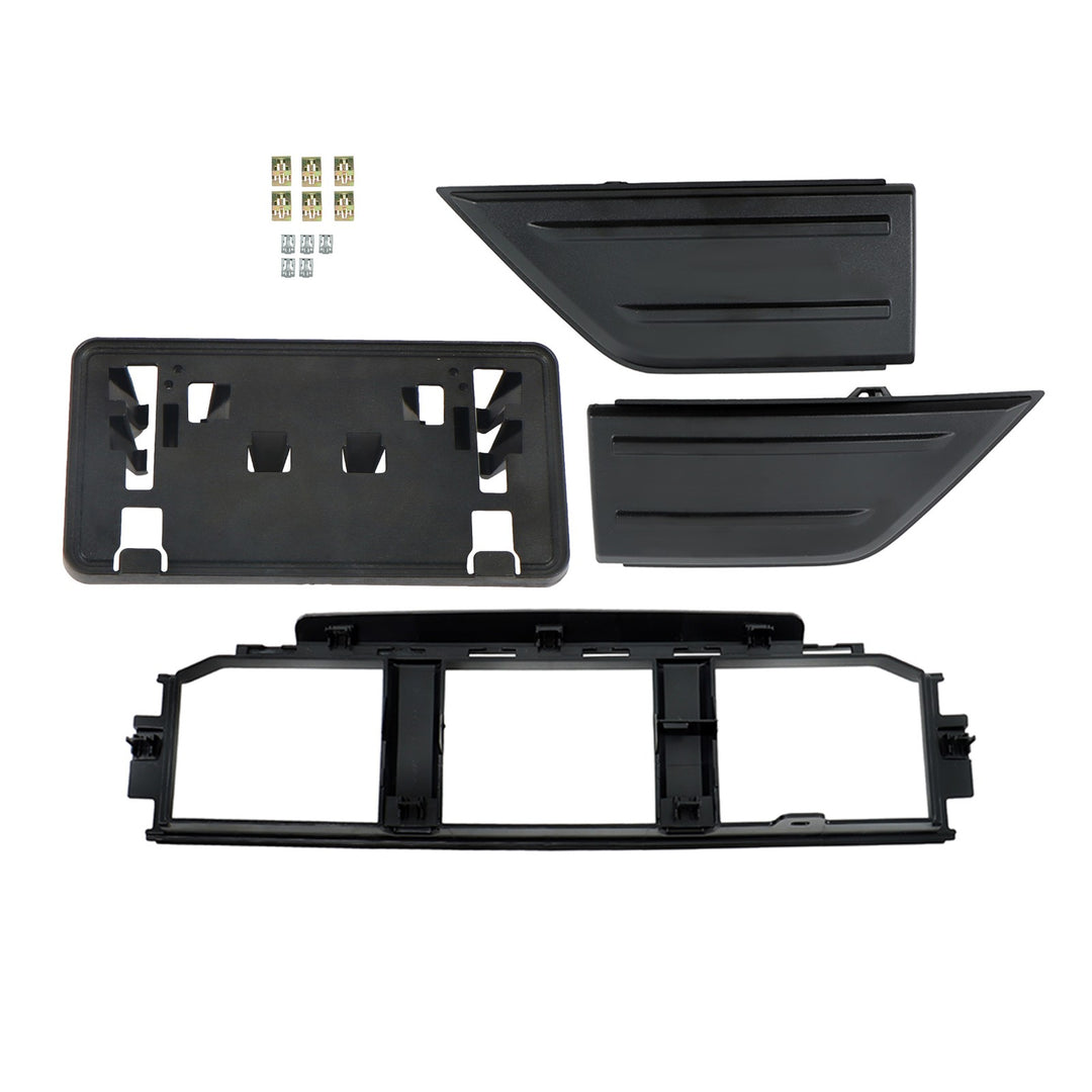 Front Bumper Corner Panel Grille Plate for 2021-2023 Ford F-150 ML3Z17B968BB