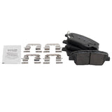 Rear Ceramic Brake Pad and Rotor Kit for 2017-2019 Hyundai Santa Fe and Santa Fe Sport