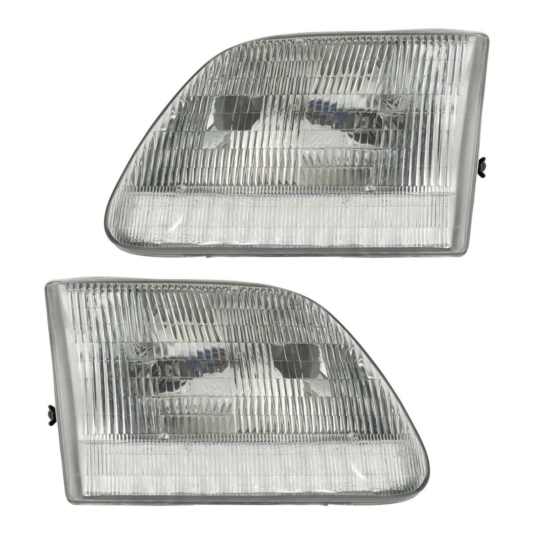 Halogen Headlight Pair for 1997-2004 Ford F-150, F-250 and Expedition