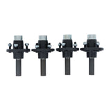 4 on 4 Inch Bolt Idler Hub Kit 1 Inch Spindle 4 Pack Pre-Greased