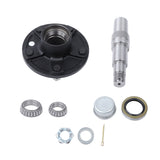 Trailer Hub Kit 5 on 4.5 Inch with 8.75 Inch Round #84 Spindle 7 Piece