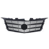 Front Upper and Lower Grille Set Chrome Gray for 2008-2011 Cadillac CTS 25896041 25896043