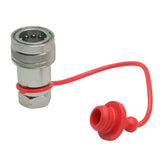 1/2 inch NPT Hydraulic Quick Connect Coupler Set ISO 5675 Pioneer Style