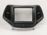 2014-2018 Jeep Cherokee Navigation Display Screen Monitor Radio Bezel Trim Vents P68155815AB OEM - product image