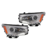 Chrome Halogen Headlight Pair with LED DRL for 2017-2019 GMC Acadia GM2503446 – product image 5