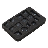 Window and Door Switch Button Cover Set 14 Piece for Mercedes-Benz C E GLK ML CLS