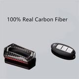 Carbon Fiber Remote Fob Smart Key Case Cover For Nissan Infiniti GTR 370Z Q50 – product image 3