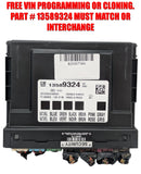PROGRAMMED 13-17 Chevrolet Cadillac Buick GMC Body Control Module BCM BCU OEM 13589324 - product image