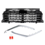 Front Upper Grille Black for 2024-2026 Chevrolet Traverse LT 84870686