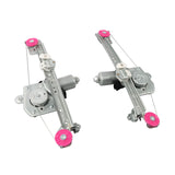 Rear Power Window Regulator Pair for 1997-2003 Chevrolet Malibu 2004-2005 Classic 741-167 741-166