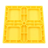 RV Leveling Block Top Covers Yellow 4 Pack