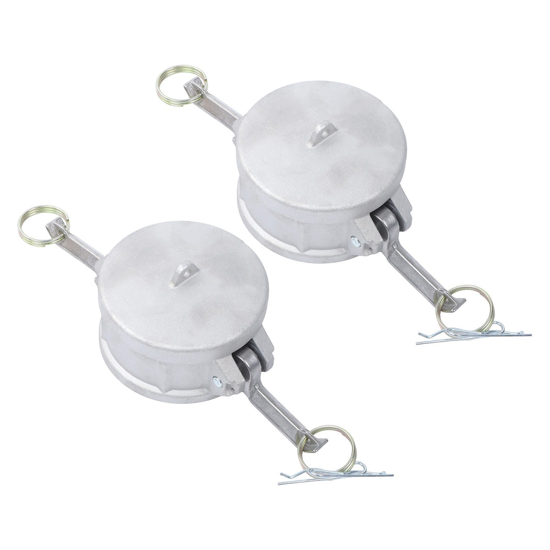 3 Inch Type DC Female Cam Lock Dust Cap 2 Pack Aluminum