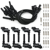 Ignition Coil Spark Plug and Wire Set for 2003-2005 Dodge Ram 1500 2500 3500 5.7L Hemi UF378