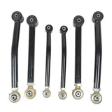 8 Piece Adjustable Control Arm Kit for 2007-2018 Jeep Wrangler JK 0-6 Inch Lift
