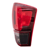 Tail Light For 2016-2023 Tacoma SR/SR5 Red Bezel-Smoked Back-Up Light 18-19 TRD 6222-0101R - product image